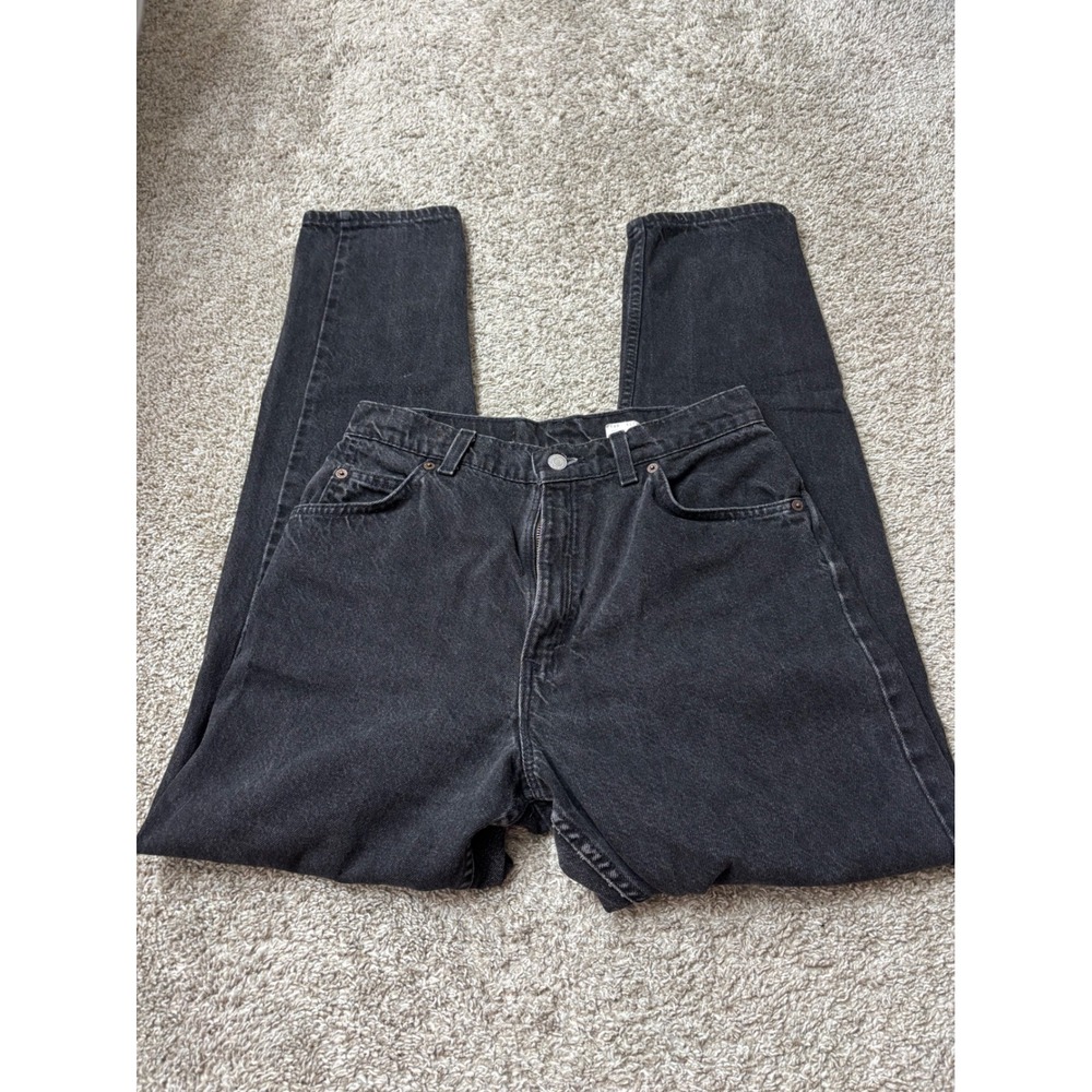 Vintage Levis 15951 Relaxed Fit Tapered Black Jeans Made in USA Womens 10 MED